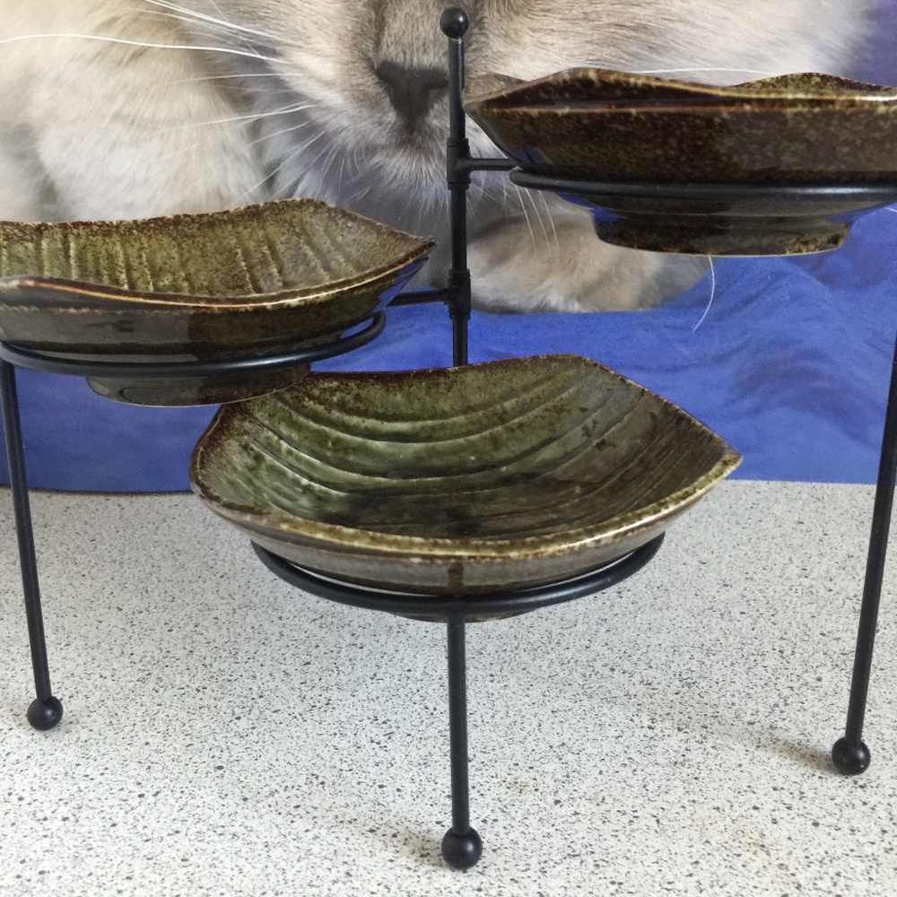 3 tier ceramic serving set
